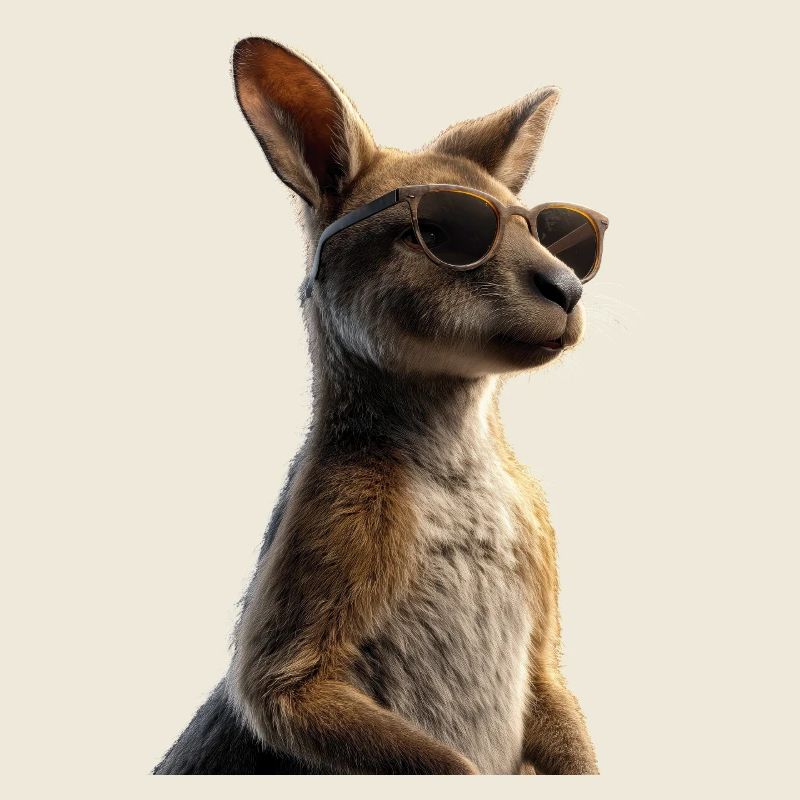 Wallaby Australien Outback Wildes Süßes Känguru