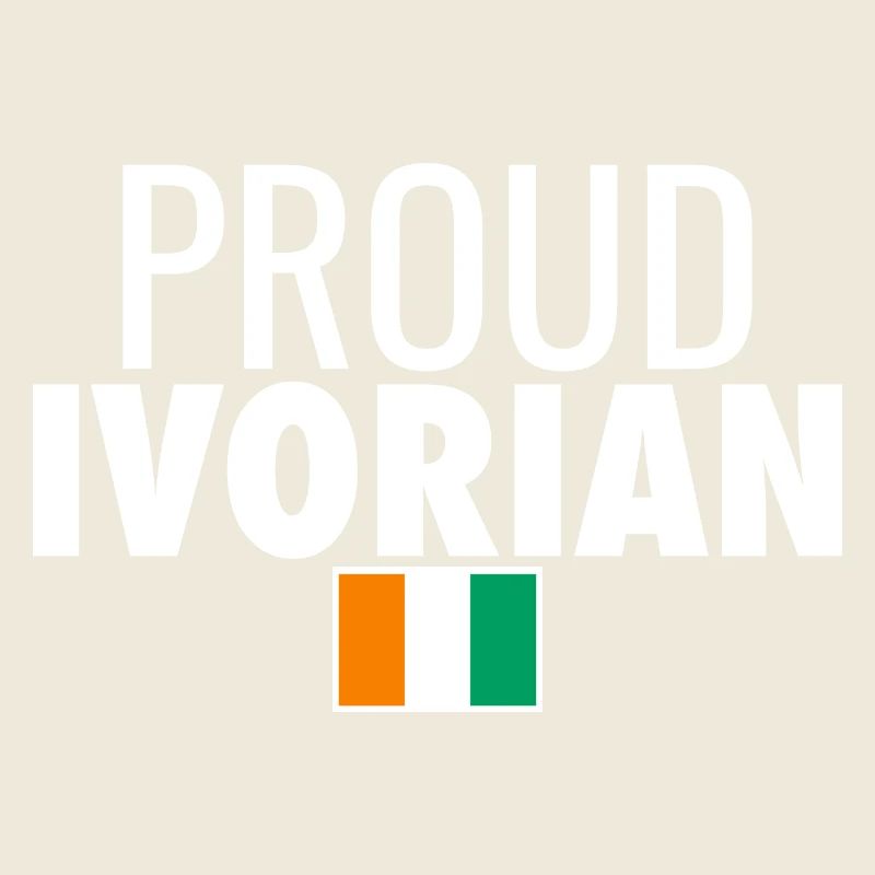 Fier drapeau ivoirien de la Côte d’Ivoire