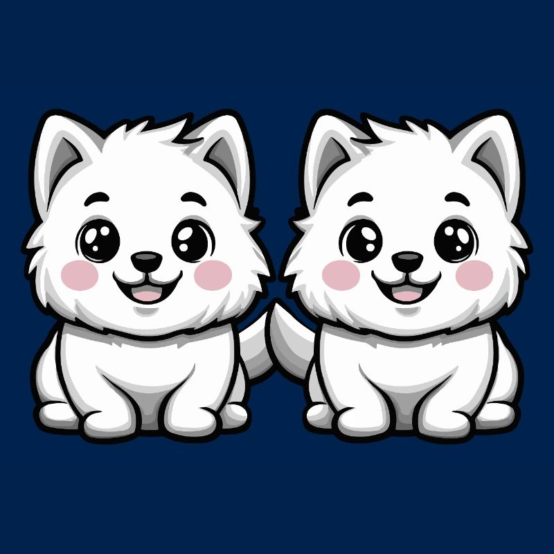 Samoyed Dog Comic