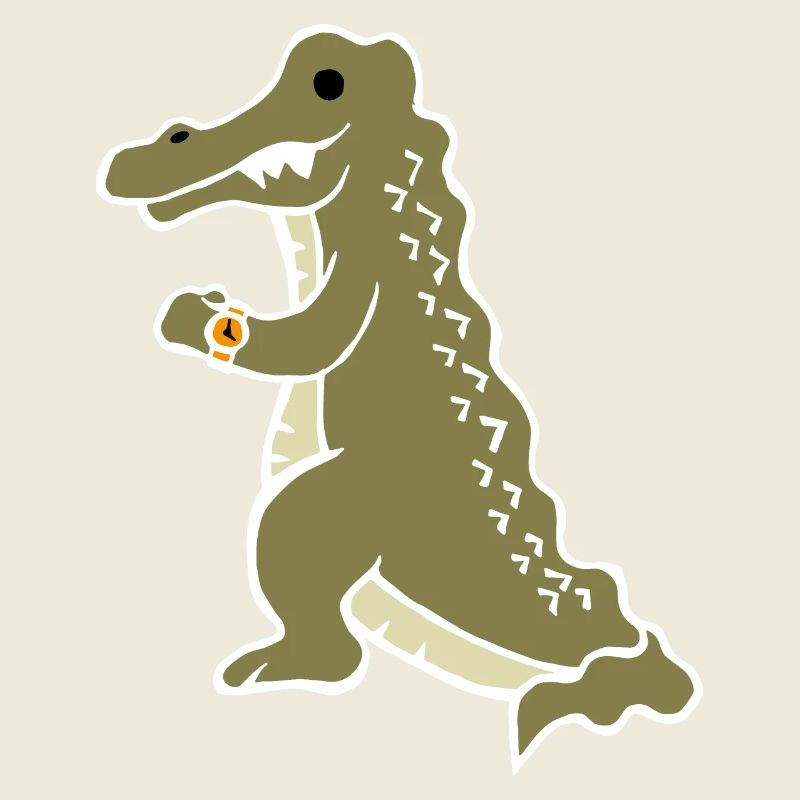 Funny & Cute Later Alligator (pas de texte)