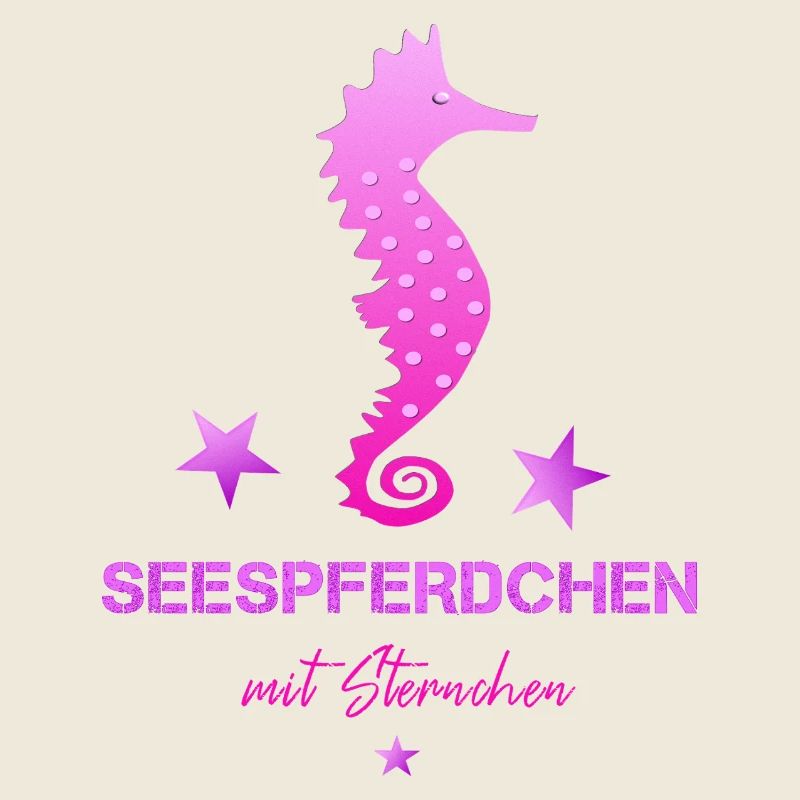 rosa seepferdchen mit sternchen Schwimmabzeichen