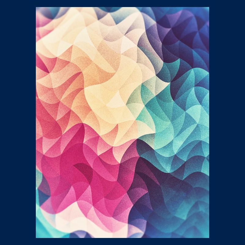 Abstract low poly color pattern design (spectrum)