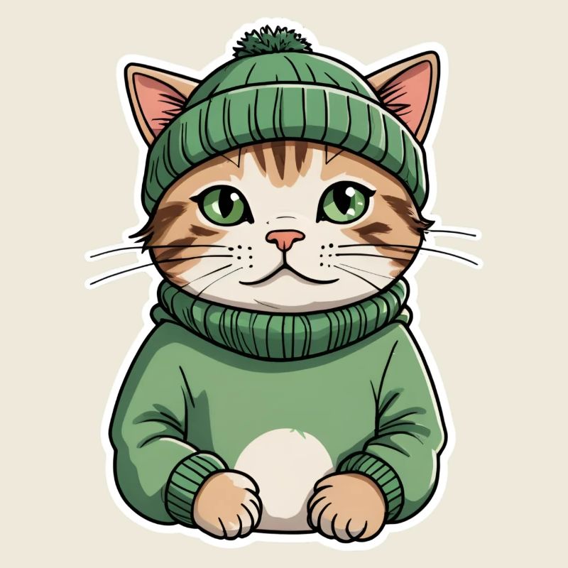 Stylischer Kater