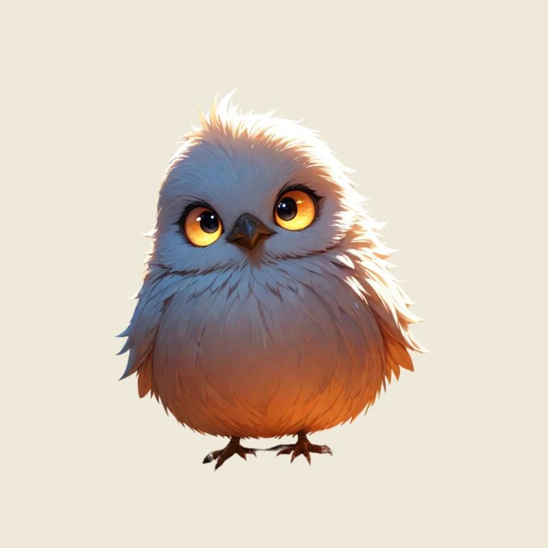 cute cartoon bird
