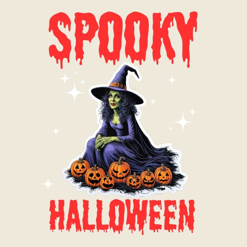 Spooky Halloween Witch – Spooky Witch Design