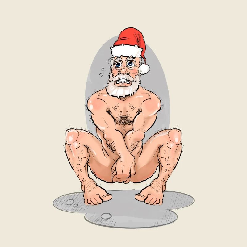 Bare Santa!
