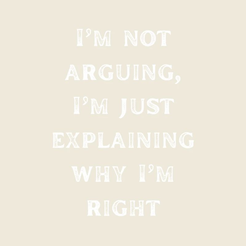 Not Arguing