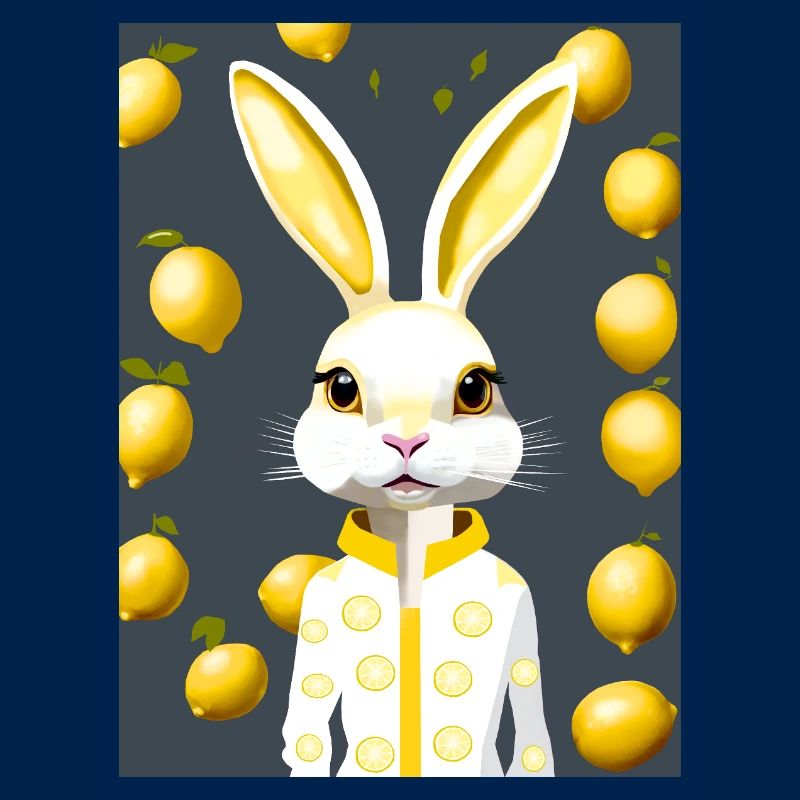 Lapin aux agrumes, éclat de citron