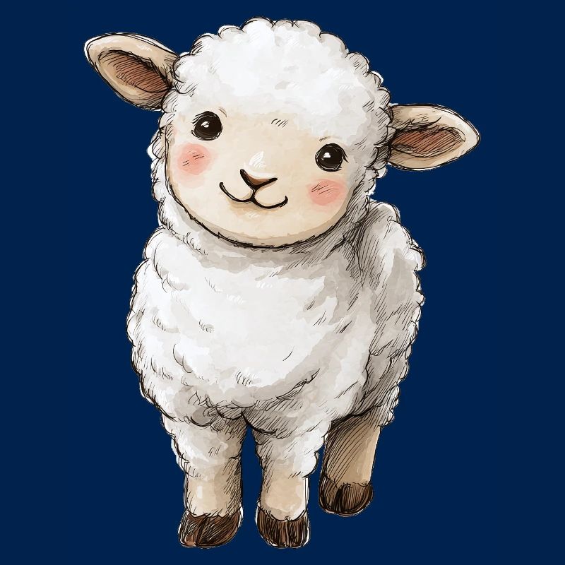 Mignon bébé mouton