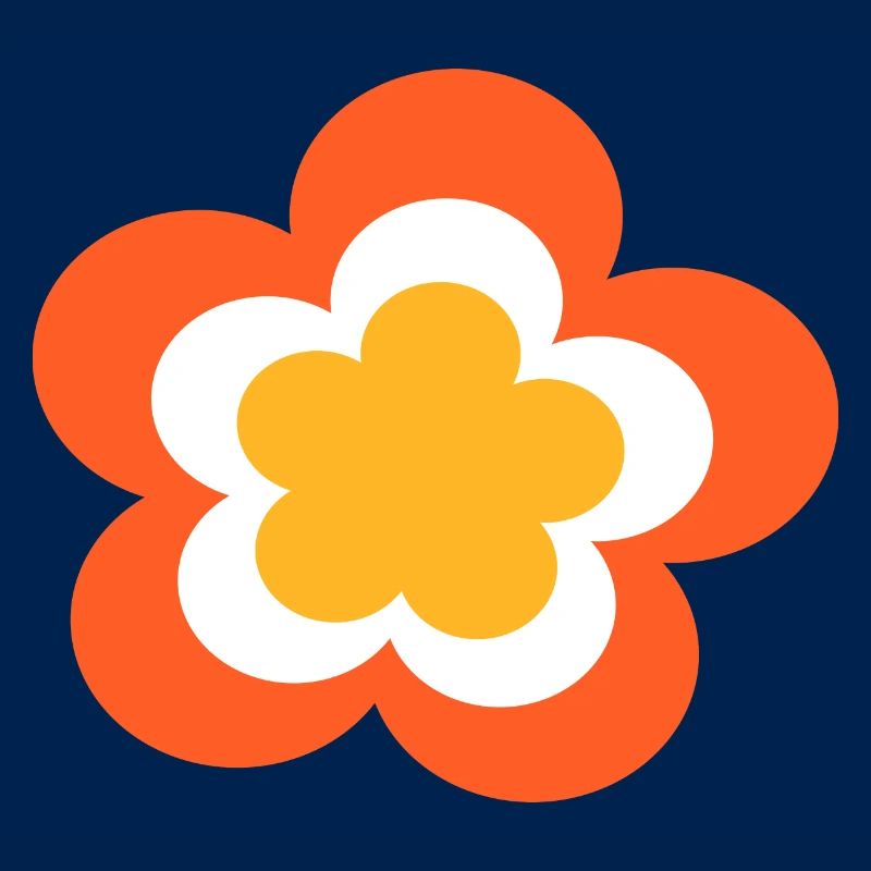 70s Flower Pattern
