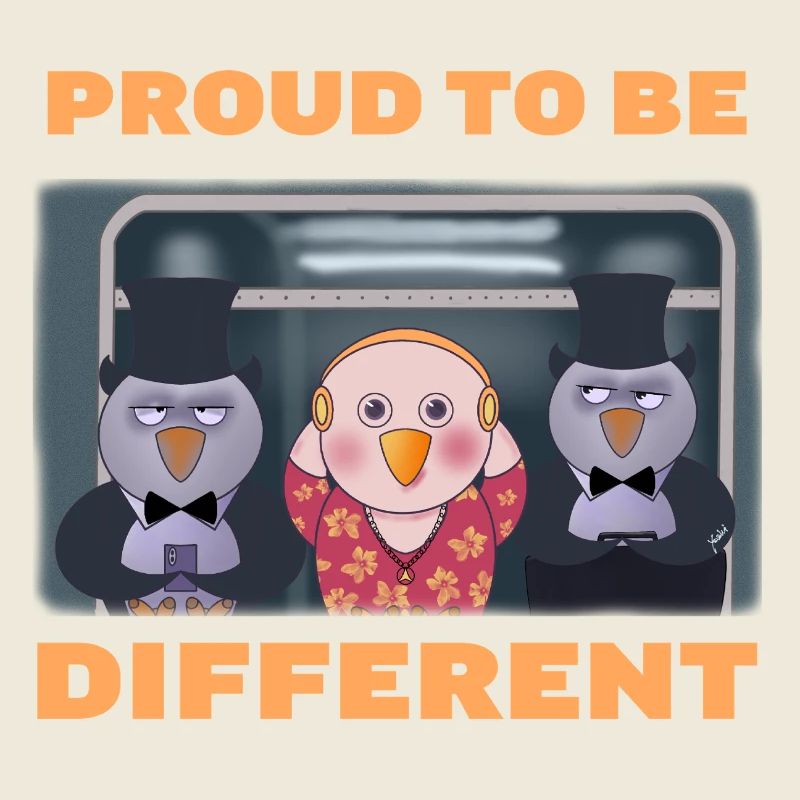 Fier d’être différent