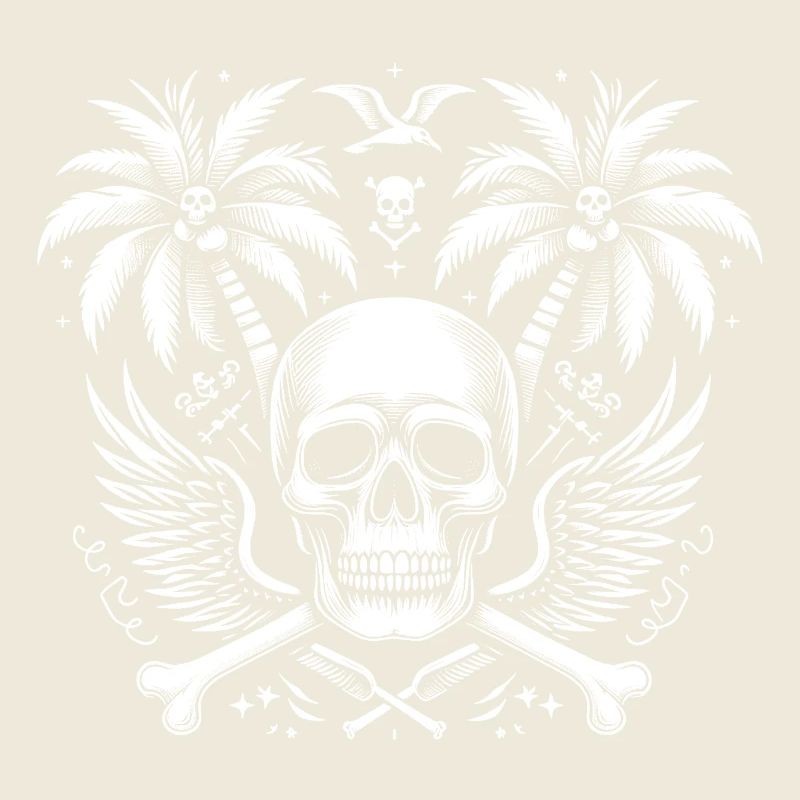 Skull Palm Trees