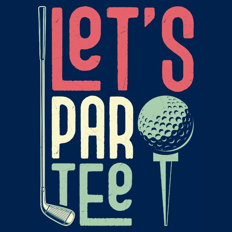 Let’s Par Tee Golfer Golf