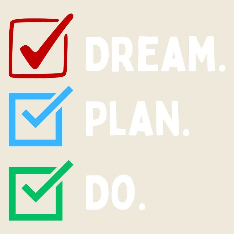 Dream Plan Do Checkliste Design