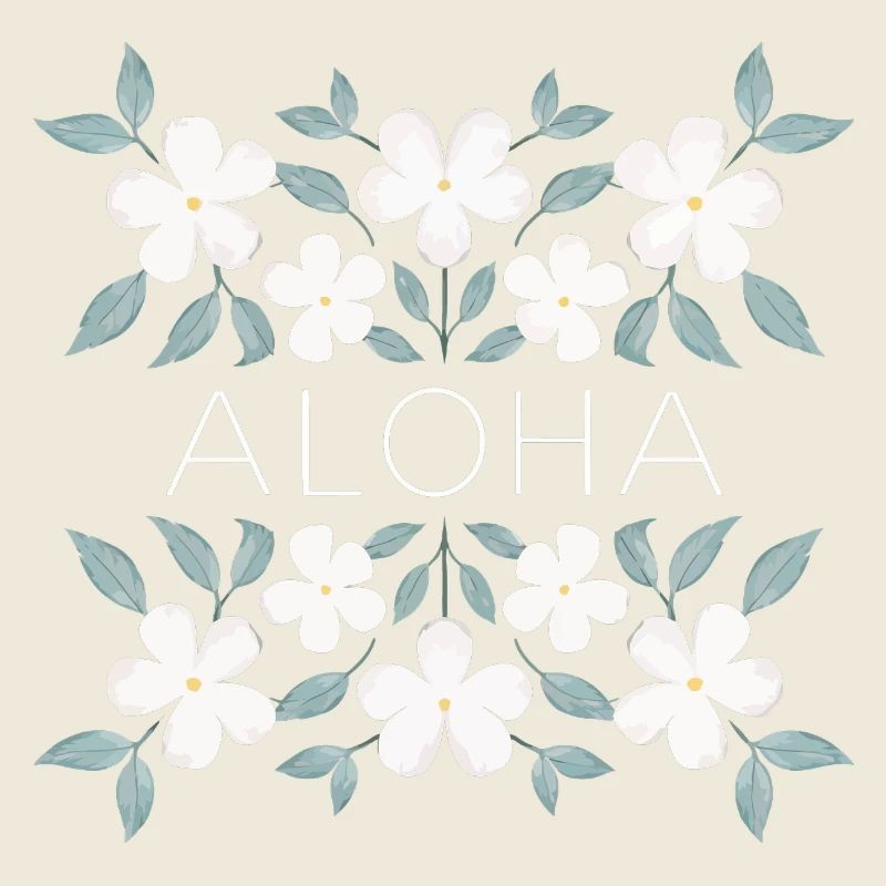 Aloha Floral Wall Art