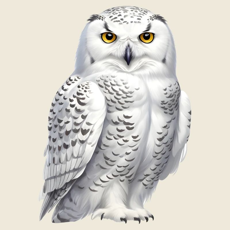 Schnee-Eule