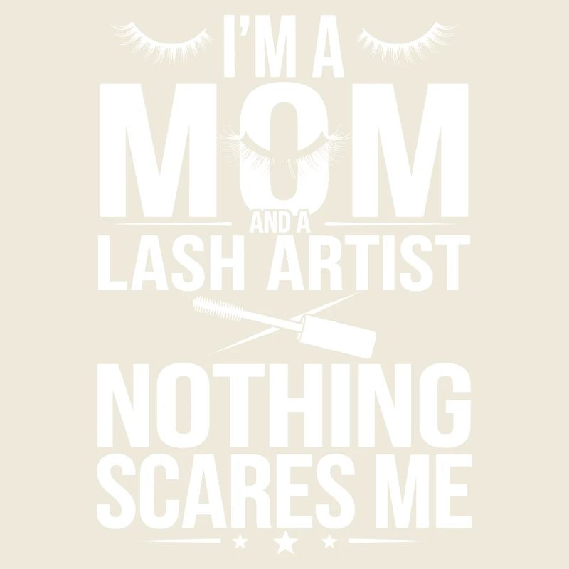 Between family and eyelash art