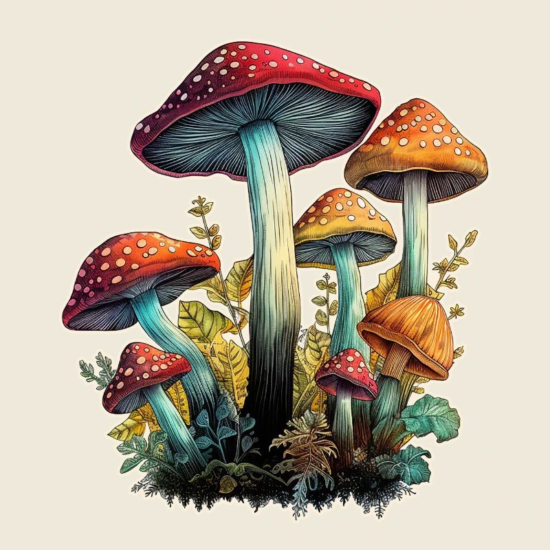 Mushrooms Toadstools