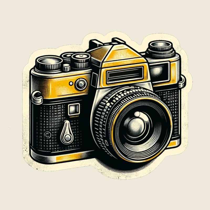 Yellow camera