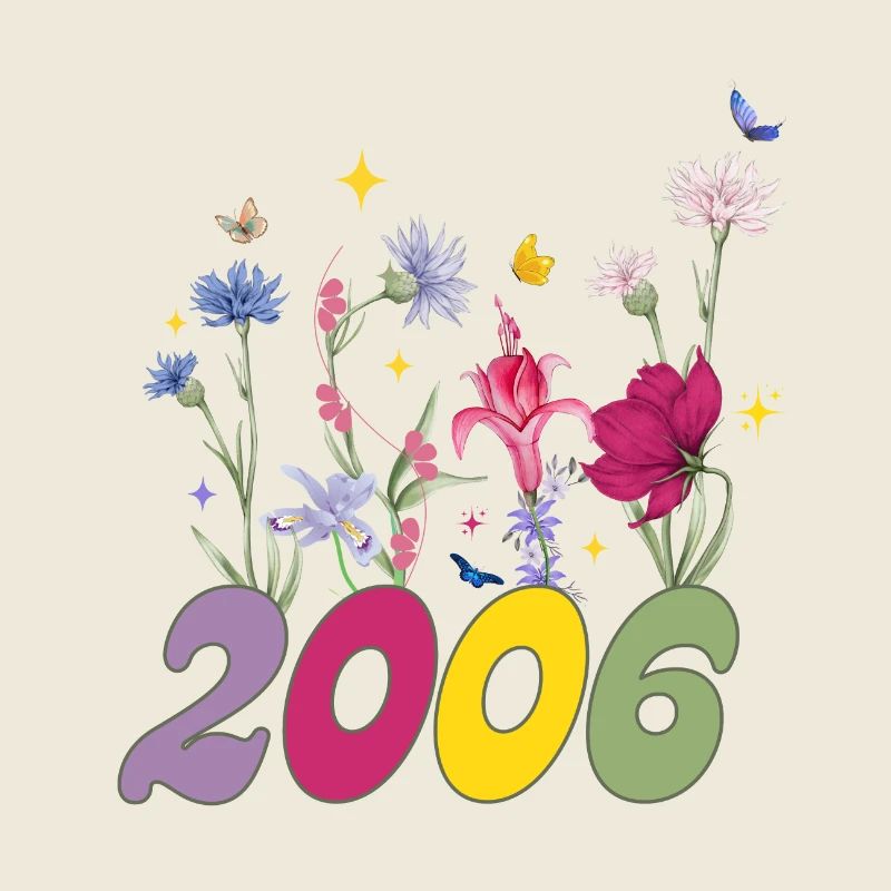 Année de naissance 2006 fleurs sauvages