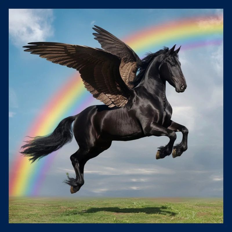 Rainbow Pegasus