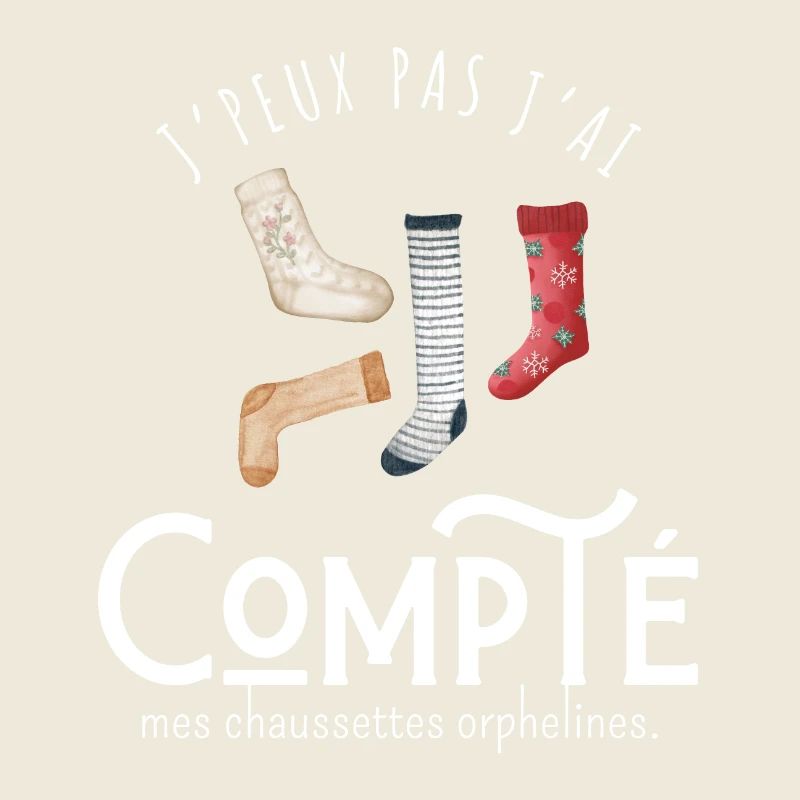 J’peux pas j’ai compté mes chaussettes orphelines