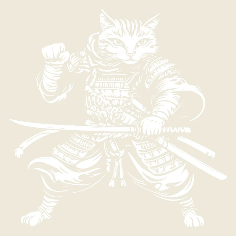 Chat Samouraï
