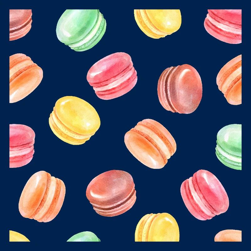 Bunte Macarons Muster