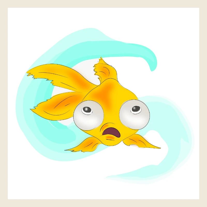 Fish with bulging eyes