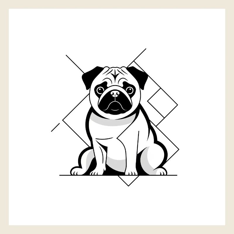 Mops Sitz