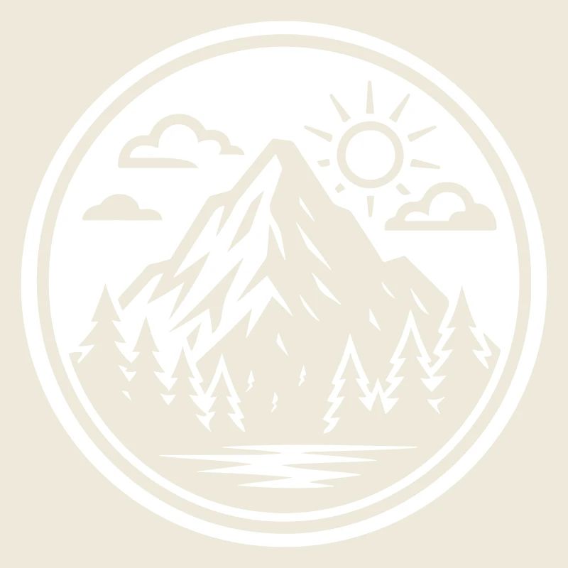 Mountains Nature Logo