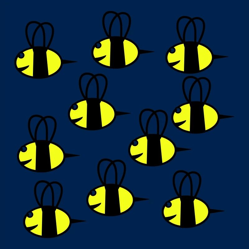 essaim d'abeilles amicales