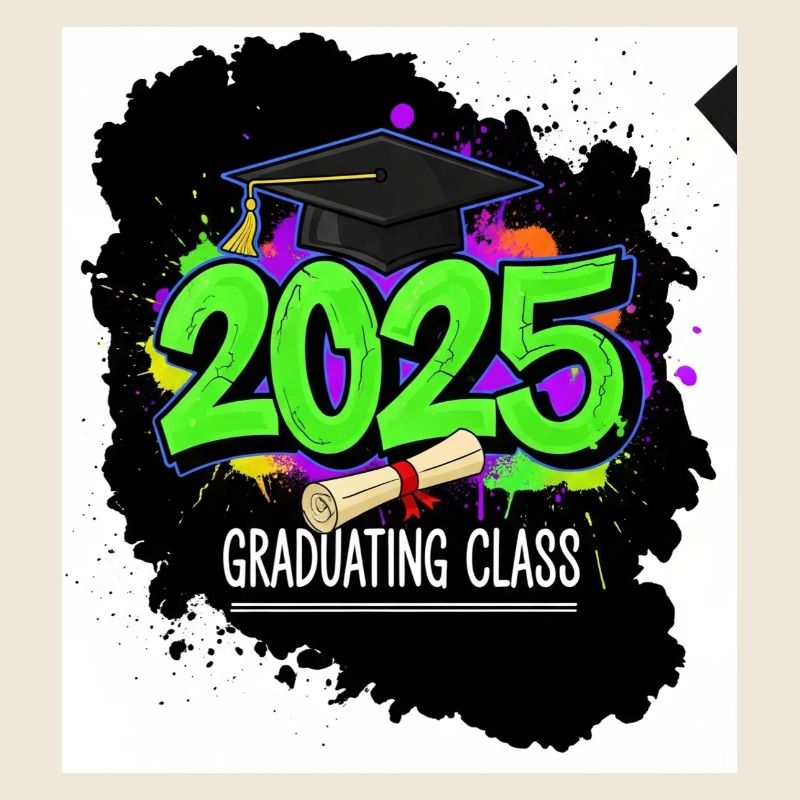 Stylisches Abschluss 2025 Design – Perfekt