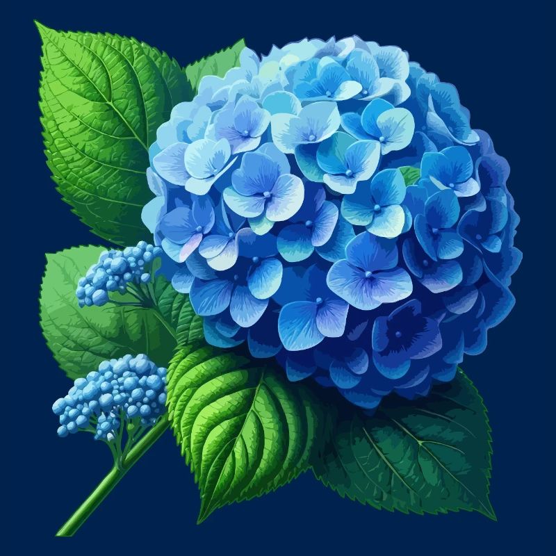 Hydrangea blue