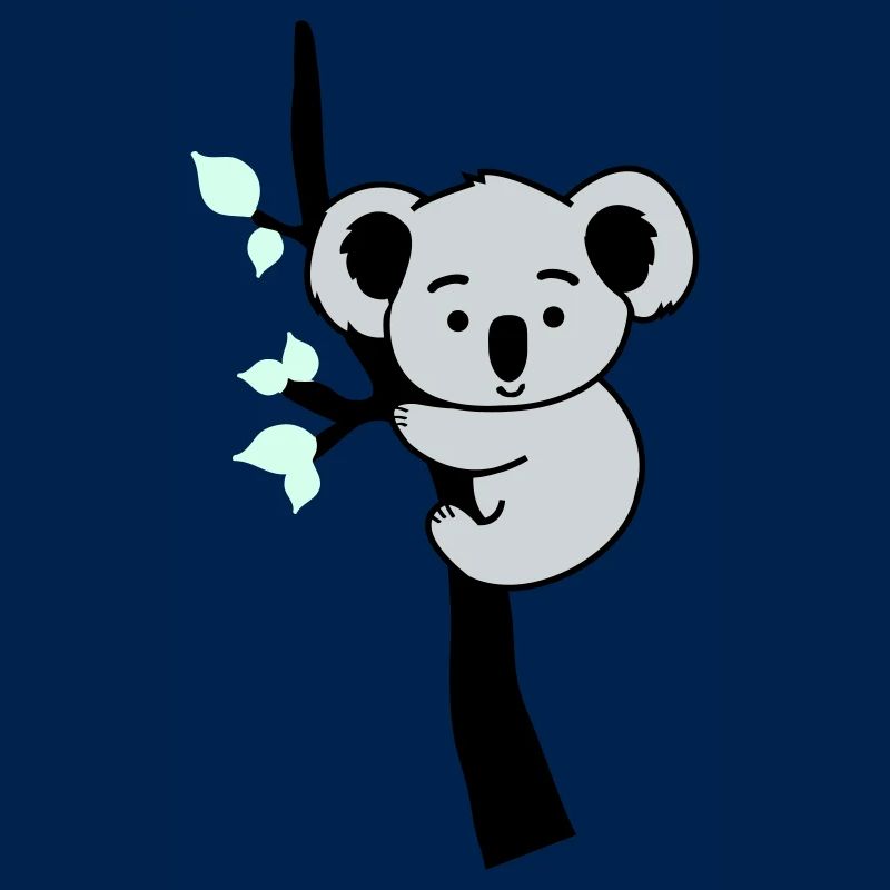 koalabär comic baum