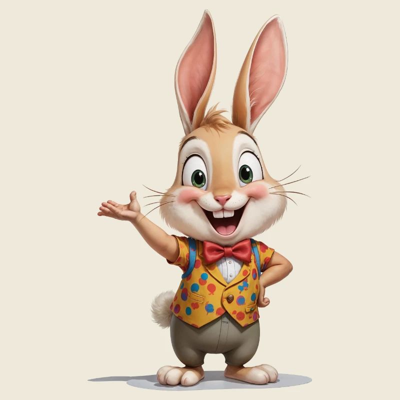 Happy rabbit