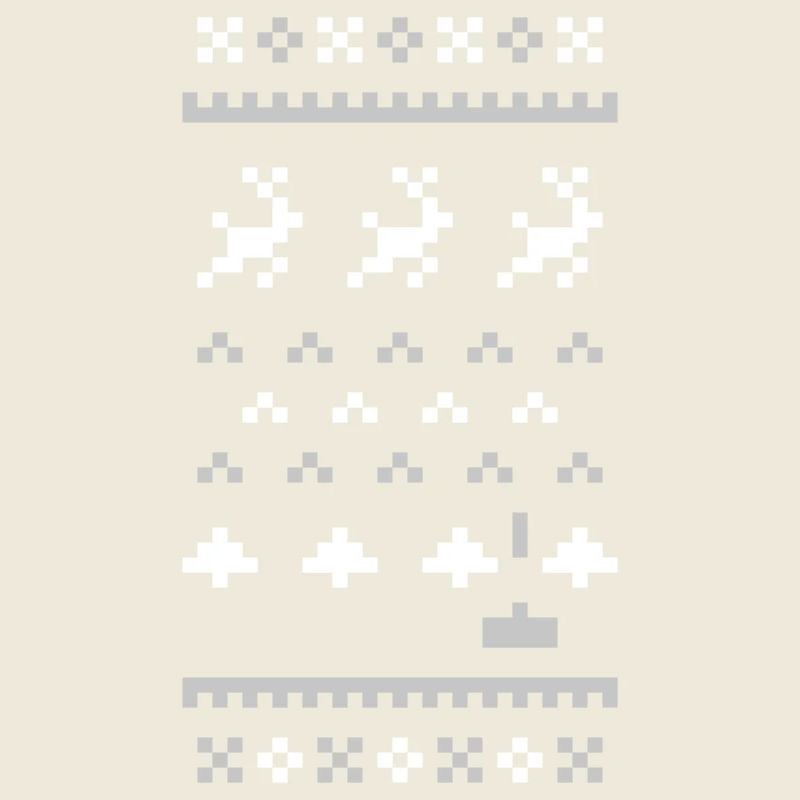Pull de Noël laid 8 bits : Envahisseurs de Noël