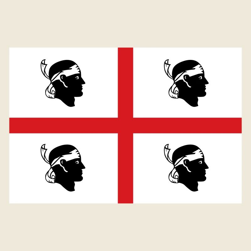Flagge Sardinien