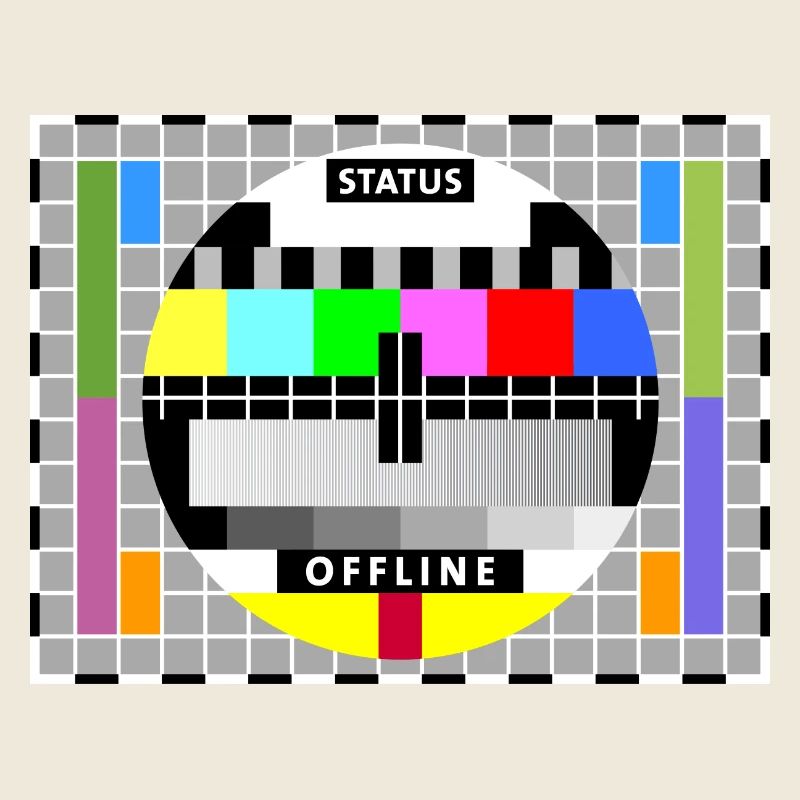 Testbild Display screen test card offline Big Bang