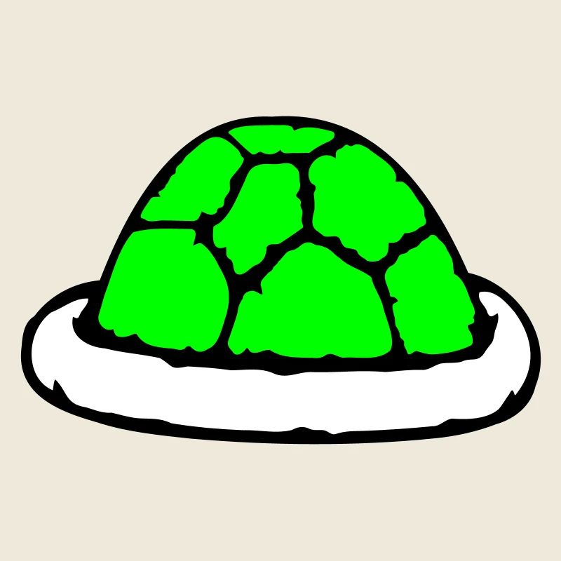 Turtle shell without turtle cute shell