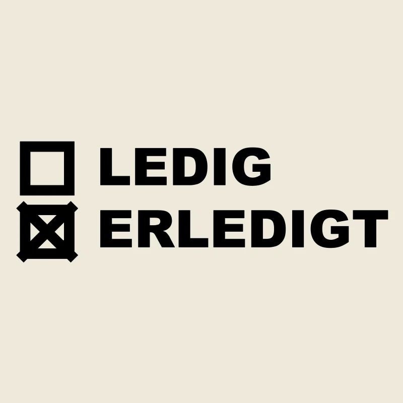 Ledig Erledigt