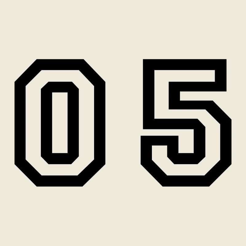 Nummer - 05 - null fünf