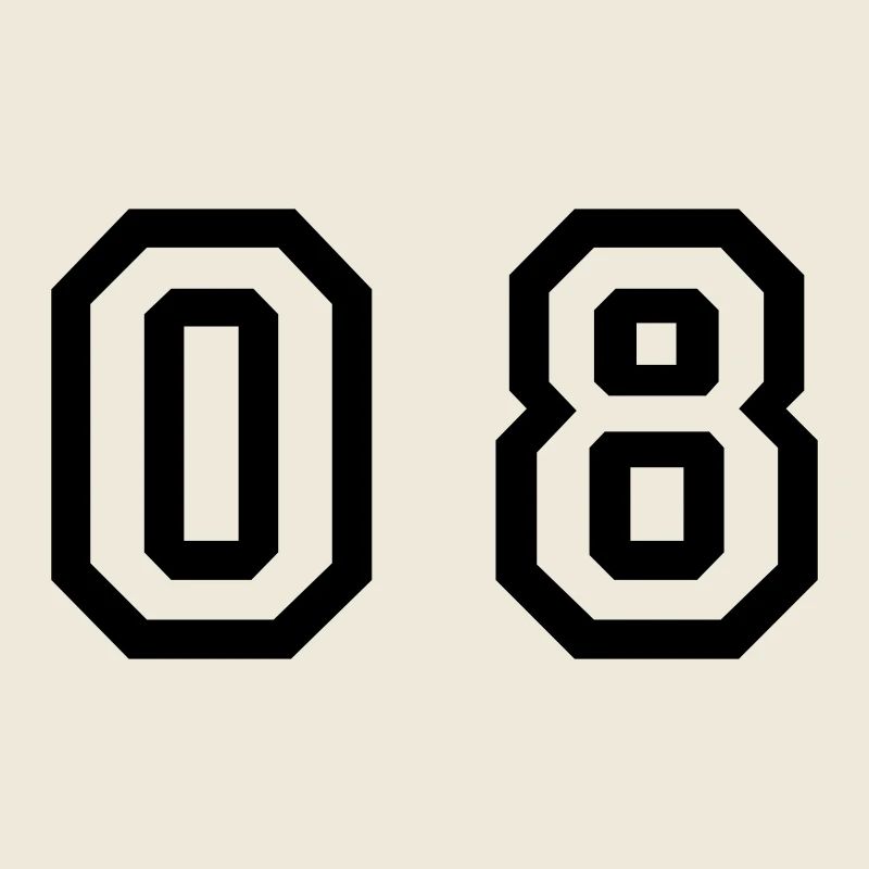 Nummer - 08 - null acht