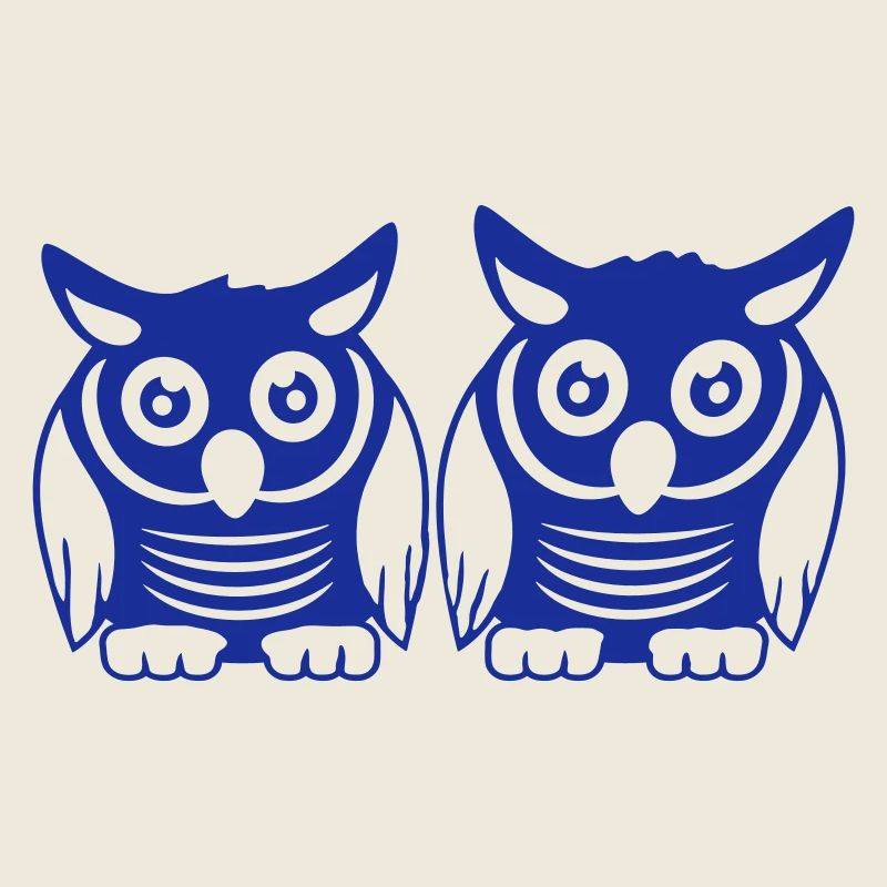 2 Eulen Team Vogel Freunde zwei Schleiereulen Crew