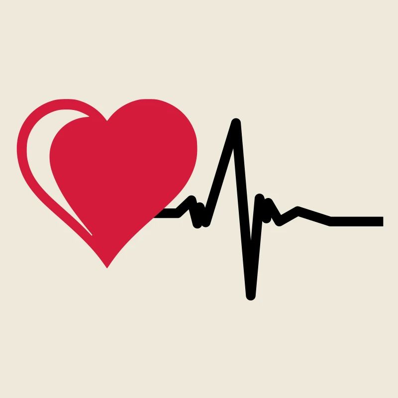 Heart with pulse