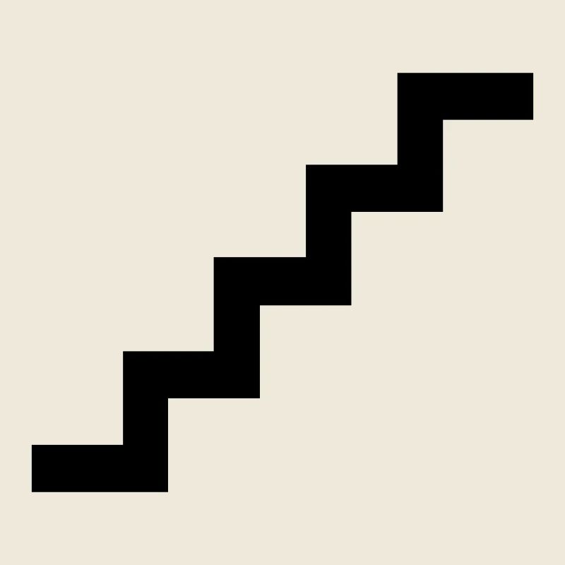 Schwarze Treppe