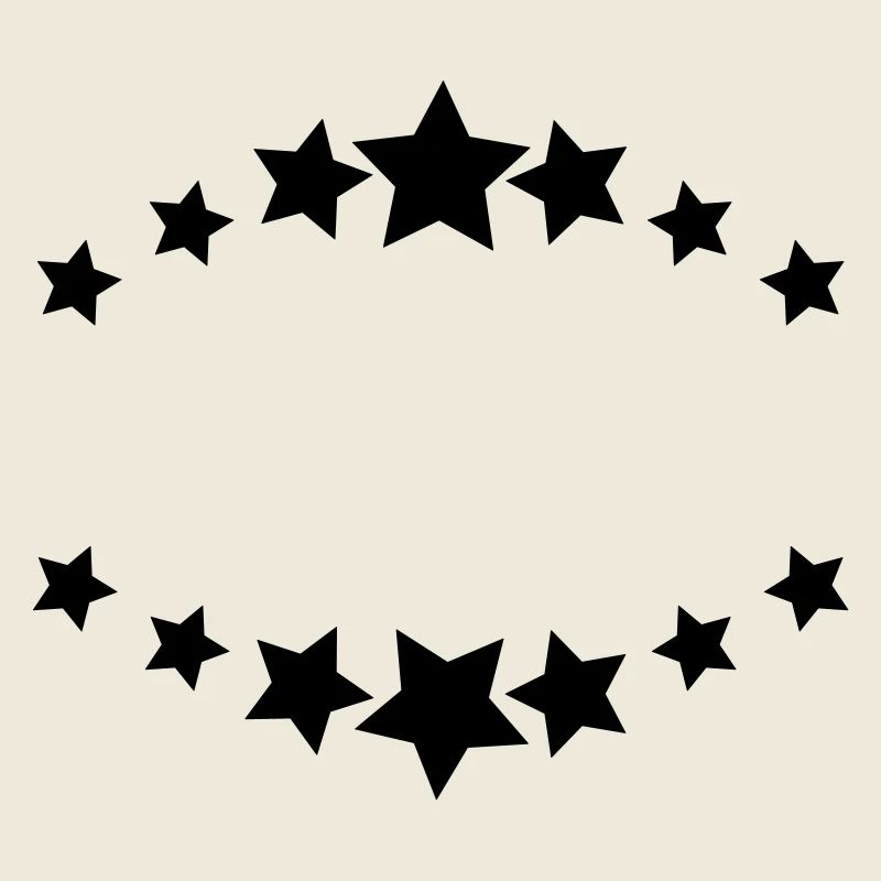 Sterne //Emblem //Textfeld //Logo //Symbol //Bogen