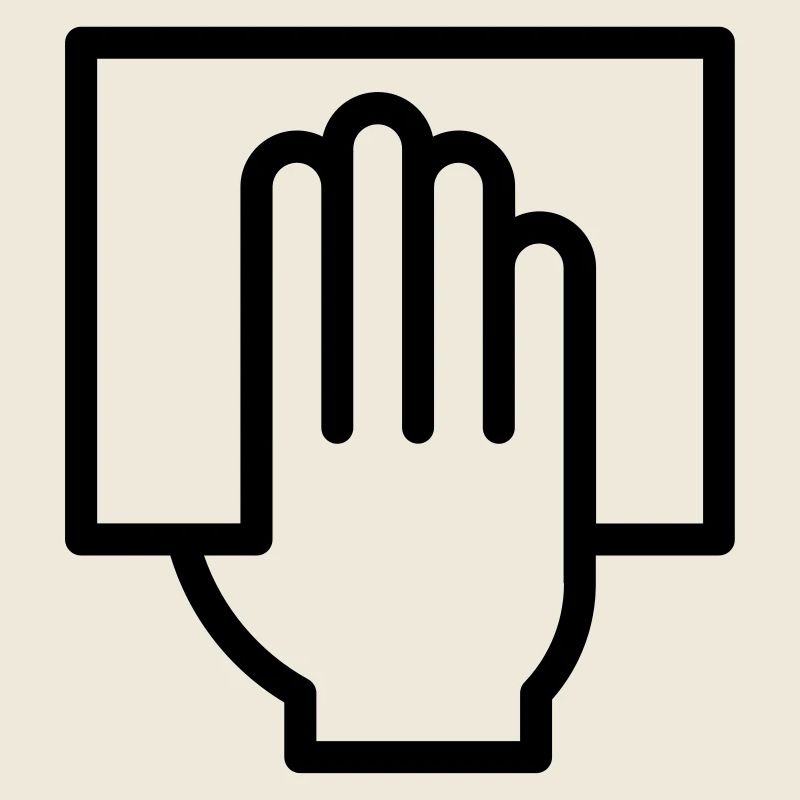 Hand mit Stimmzettel