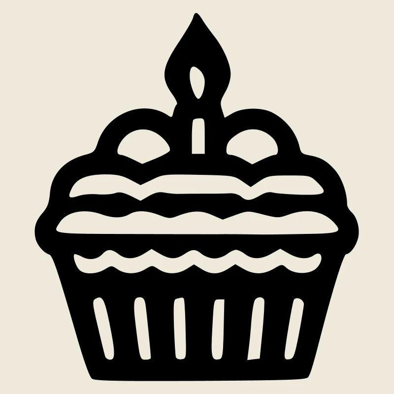 Geburtstags-Cupcake