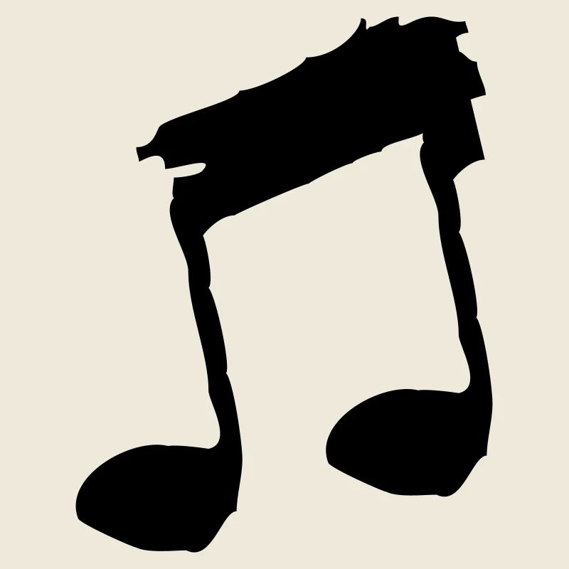 Huitièmes de notes effilochées | Graphique vectoriel